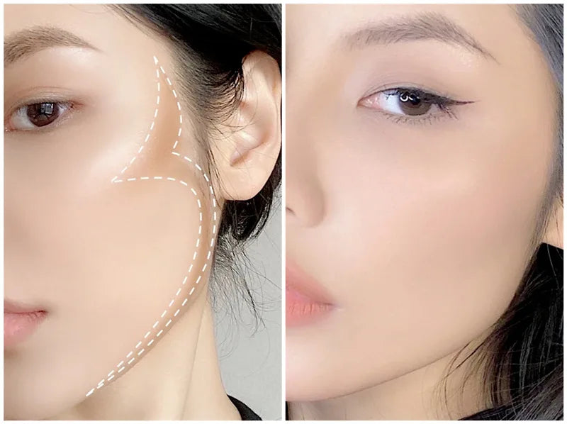 LOYBJ Fan-Shaped Face Contour Brush