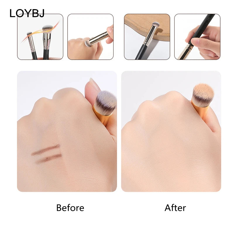 LOYBJ Foundation & Concealer Brush Set – Powder & Contour