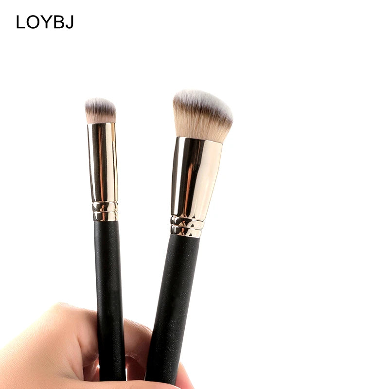 LOYBJ Foundation & Concealer Brush Set – Powder & Contour