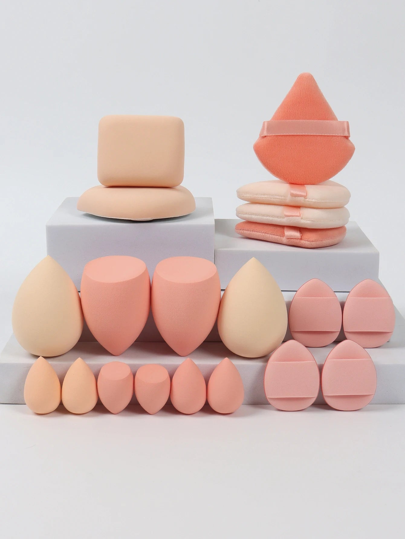 Makeup Sponge & Puff Set (20pcs)