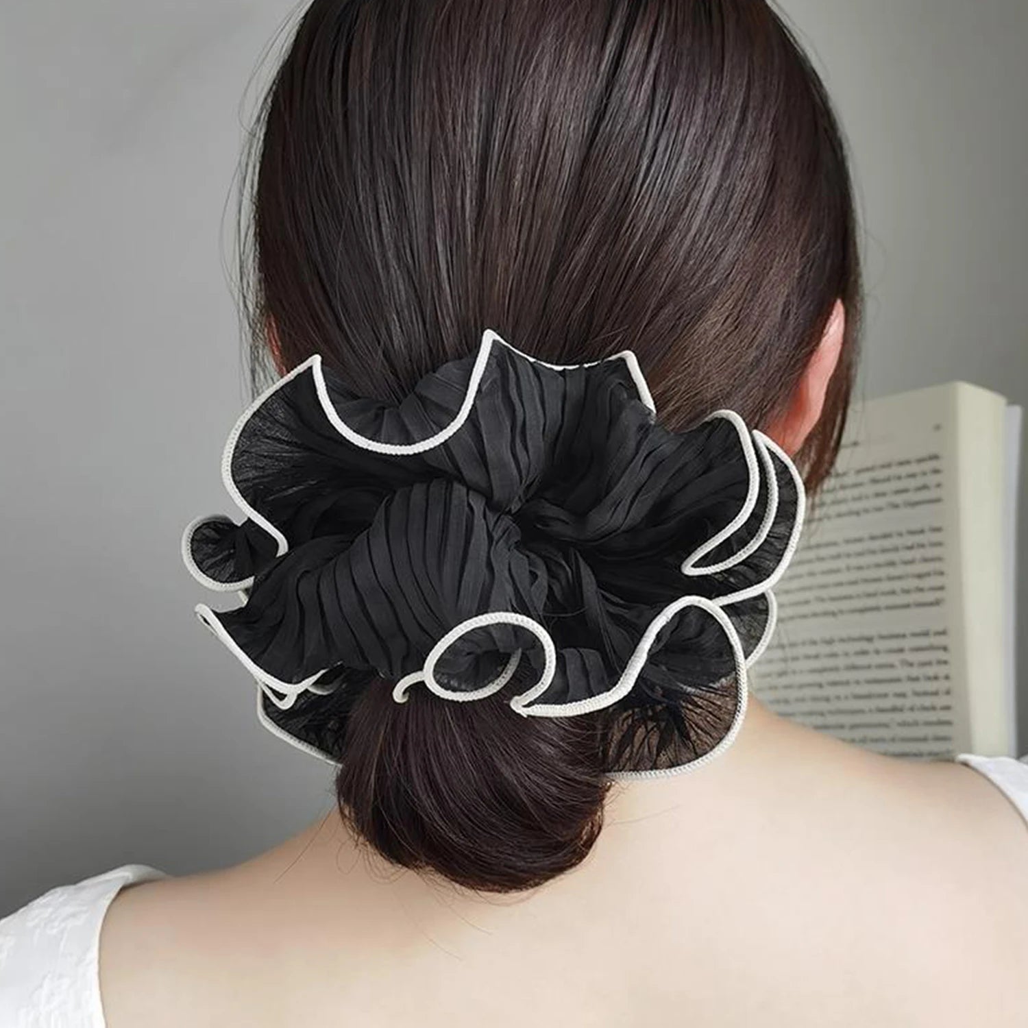 Korean-Style Big Scrunchies for Buns & Updos