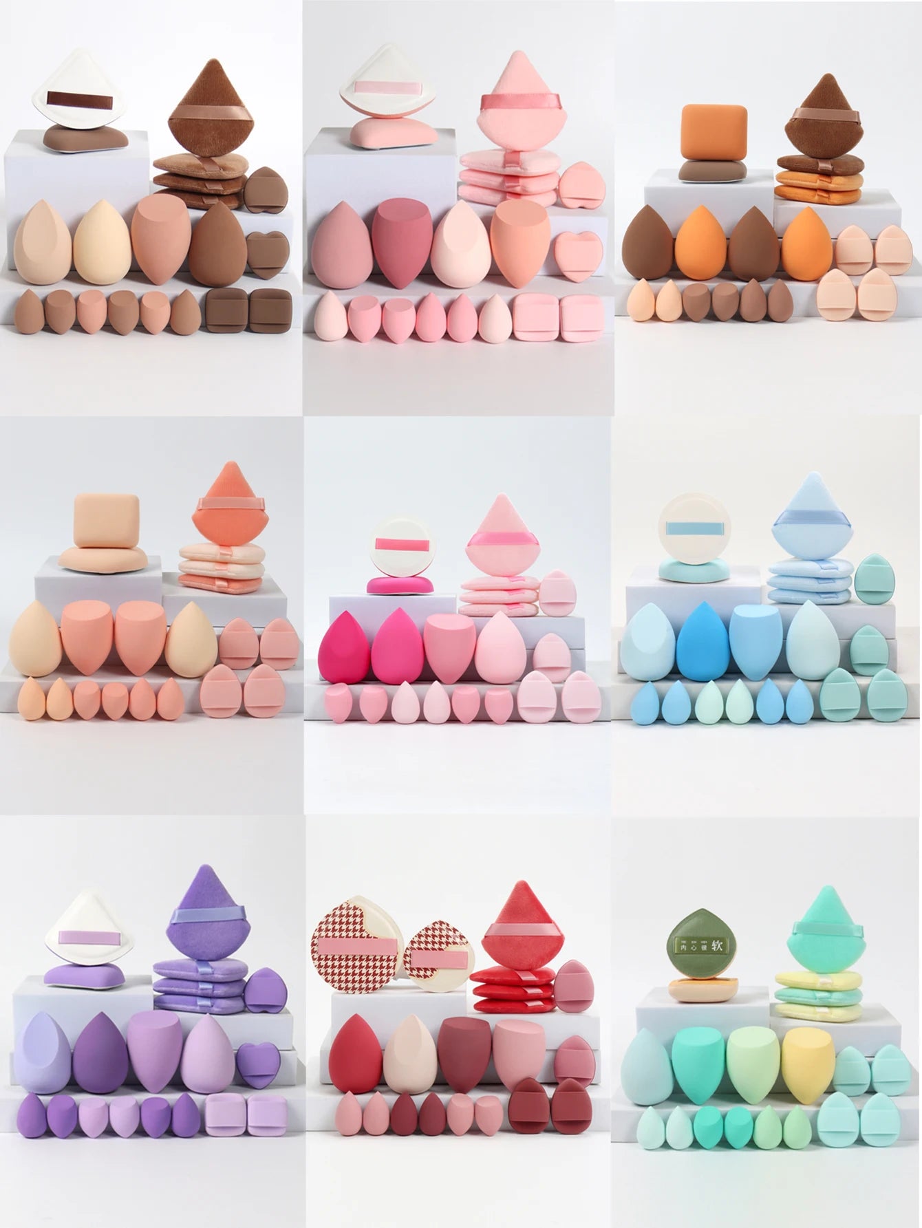 Makeup Sponge & Puff Set (20pcs)