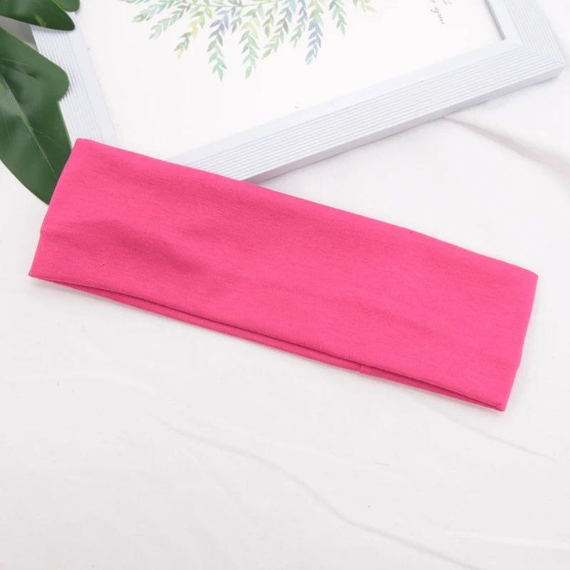 Elastic Cotton Hairbands for Sports & Yoga