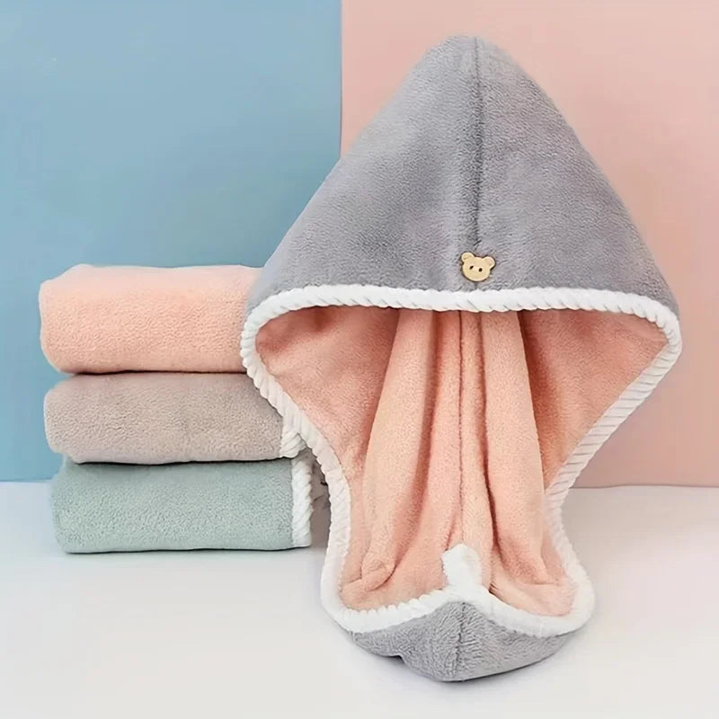 Ultra-Absorbent Microfiber Hair Towel