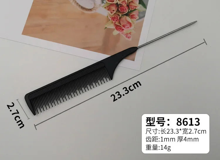 Professional Stainless Steel Hair Tail Comb