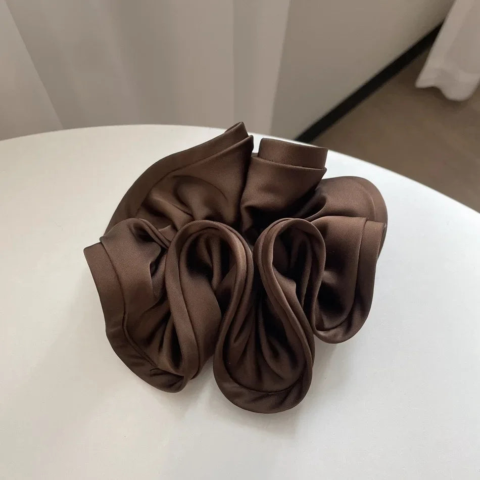 Elegant Large Scrunchie for Ponytails