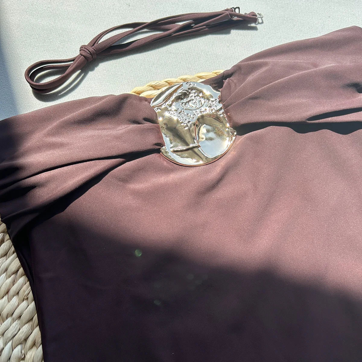 Bandeau One-Piece Swimsuit – High Waist Monokini