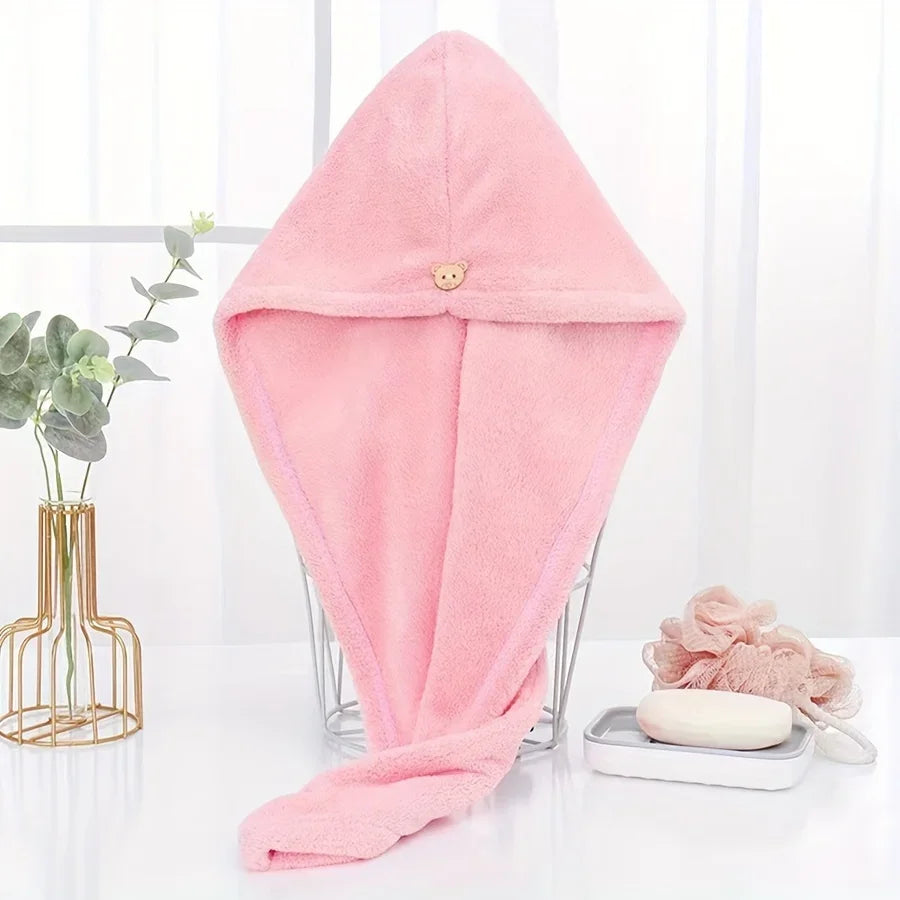 Ultra-Absorbent Microfiber Hair Towel