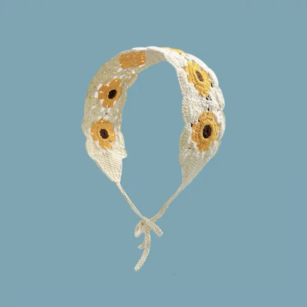 Crochet Mushroom Headband for Women