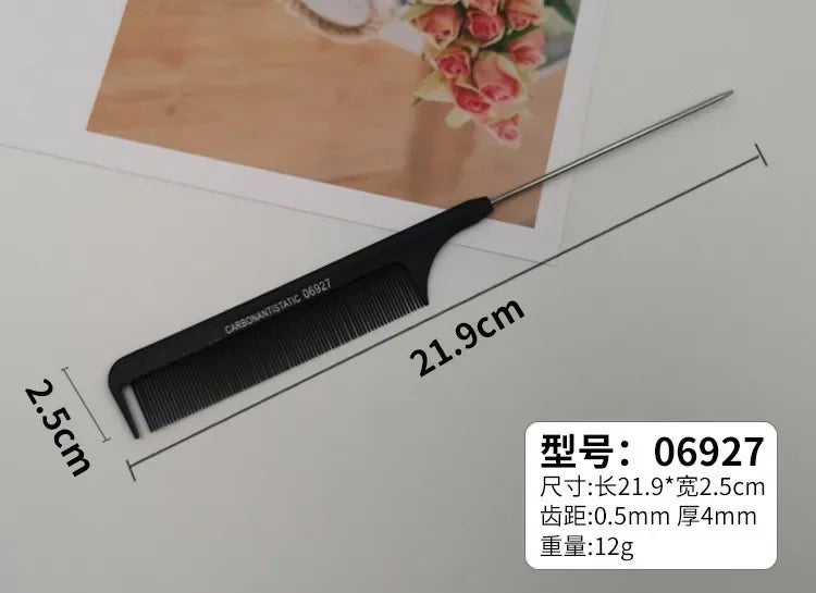 Professional Stainless Steel Hair Tail Comb