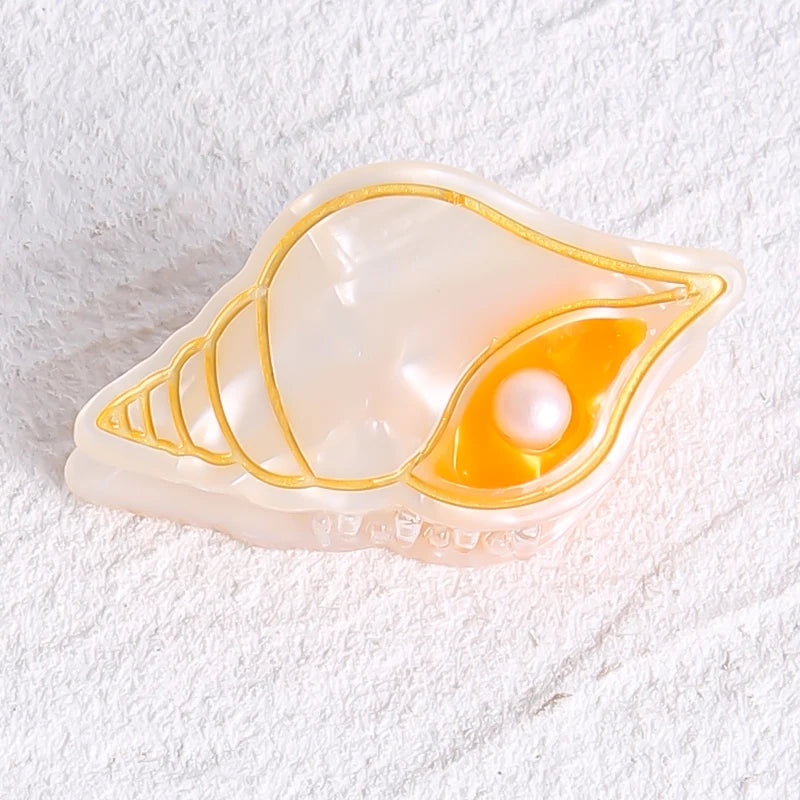 Ocean Animal Claw Clips with Crab, Starfish & Whale