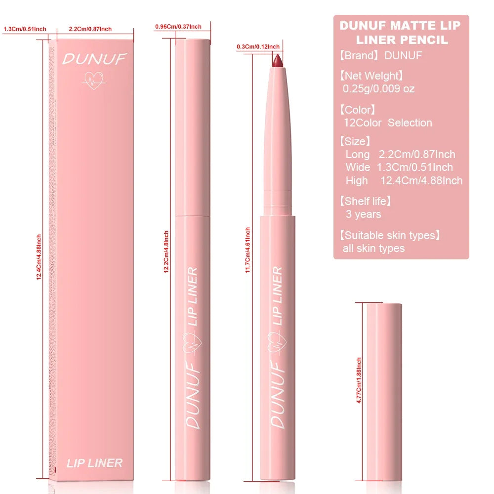 Waterproof Matte Lip Liner Pencil
