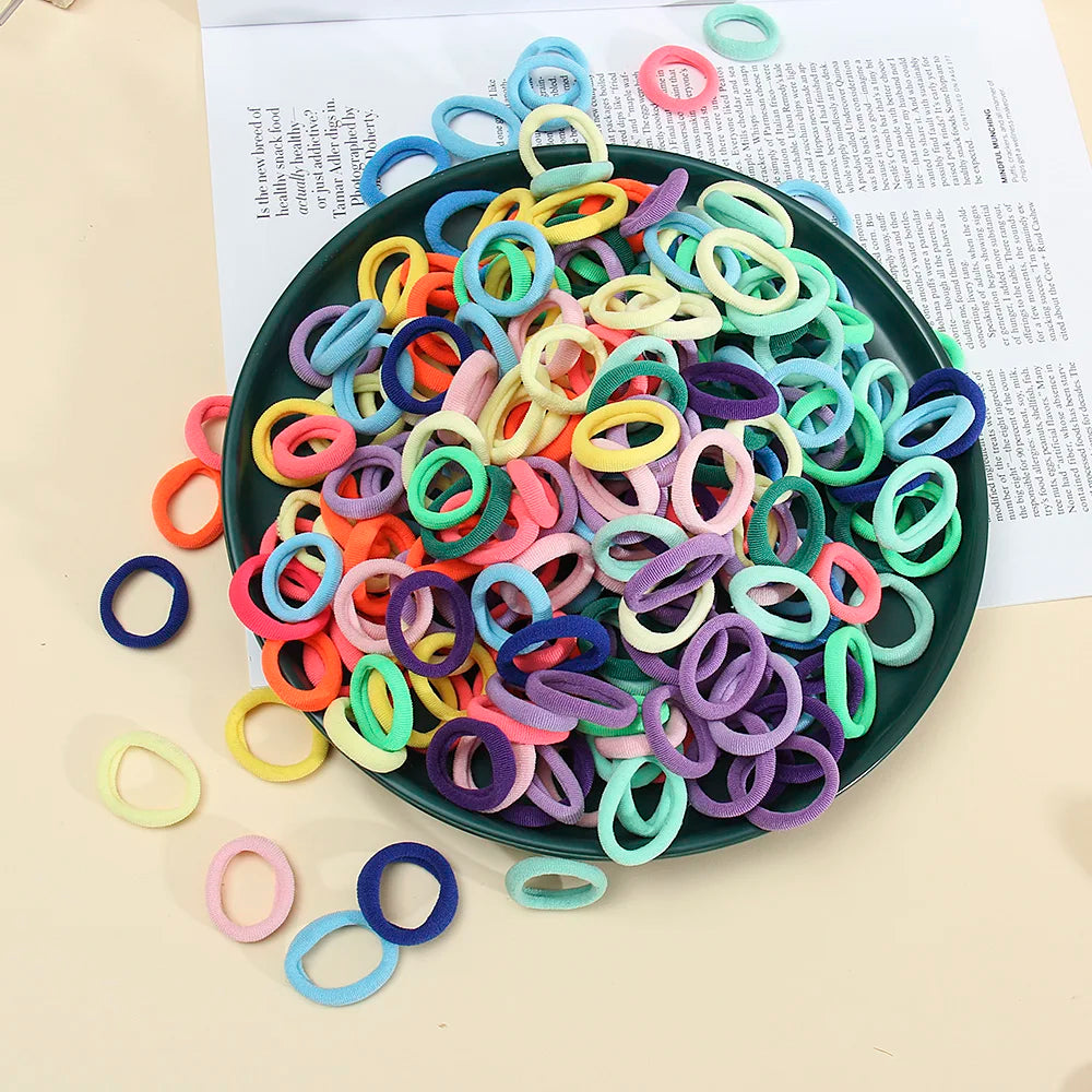 Seamless Elastic Hair Ties (50pcs)