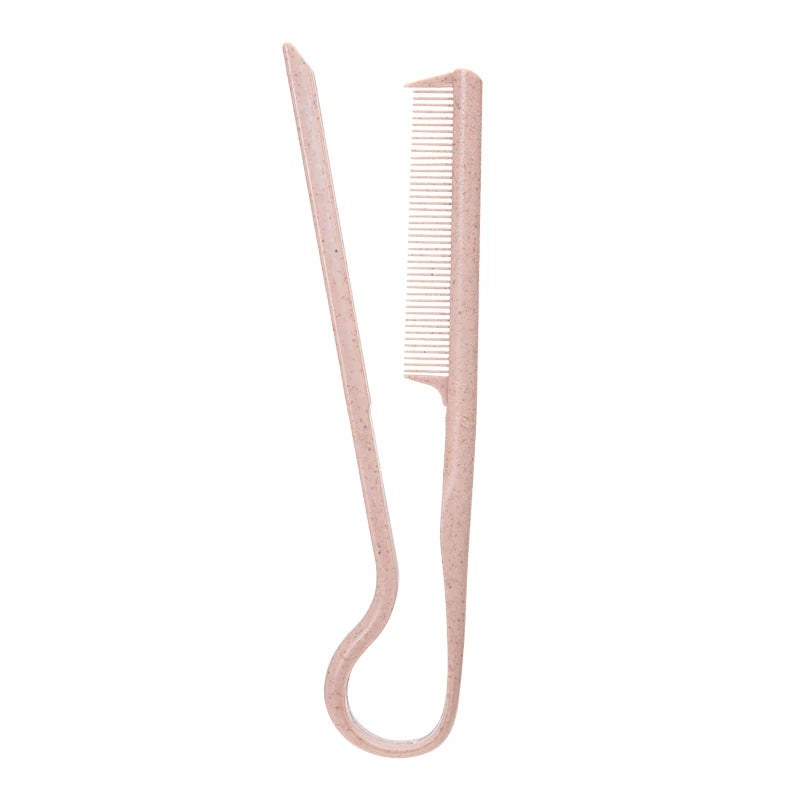Wheat Straw V-Shaped Flat Hair Comb