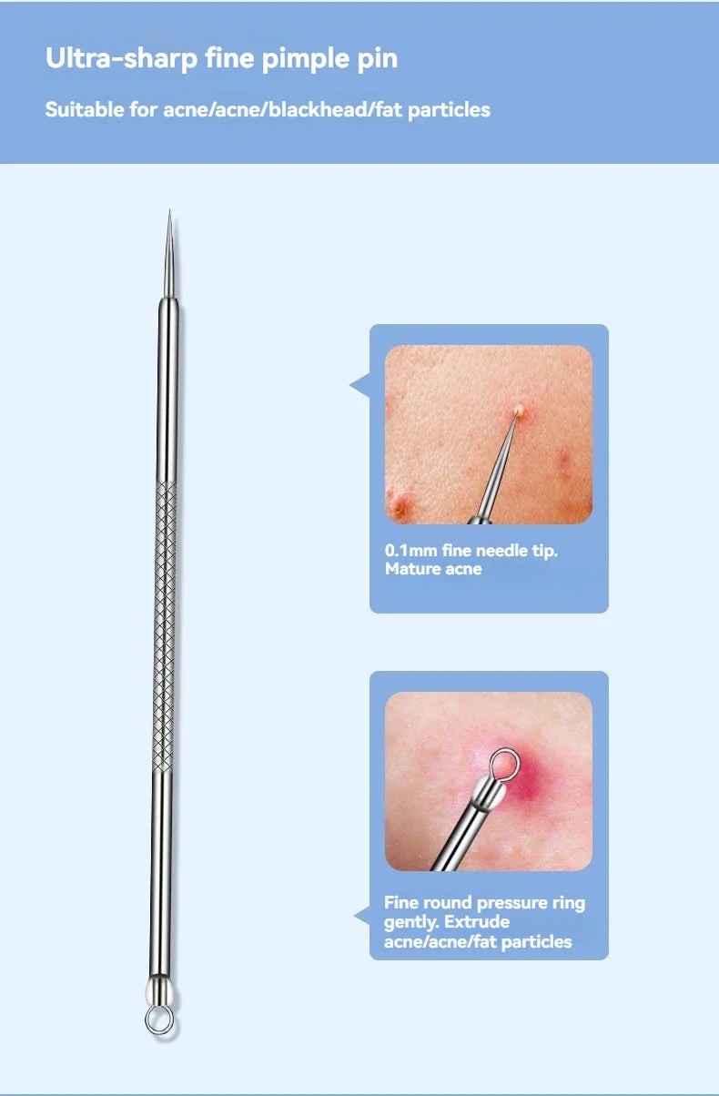 Blackhead & Ingrown Hair Removal Tool Kit (11pcs)