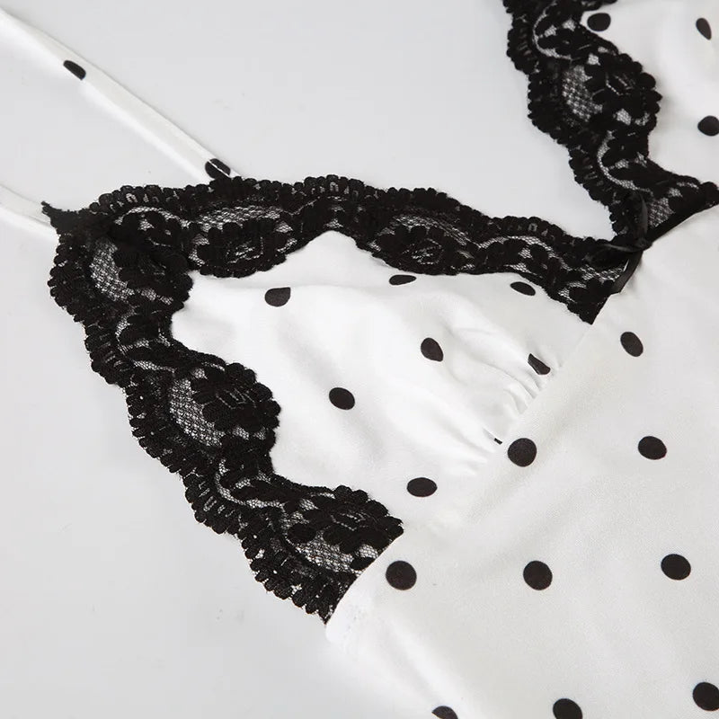 Tossy Lace Backless Maxi Dress