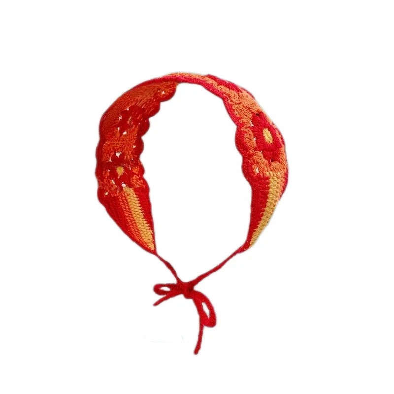 Crochet Mushroom Headband for Women