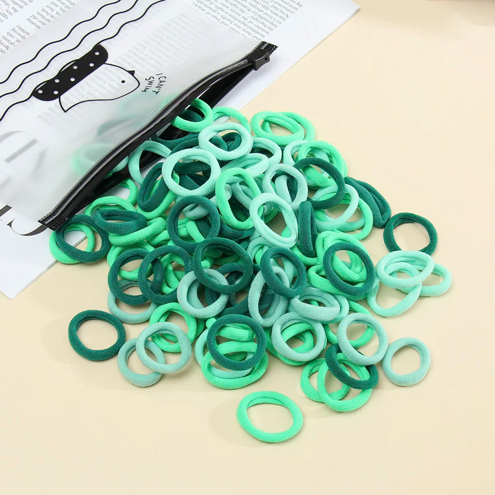 Seamless Elastic Hair Ties (50pcs)