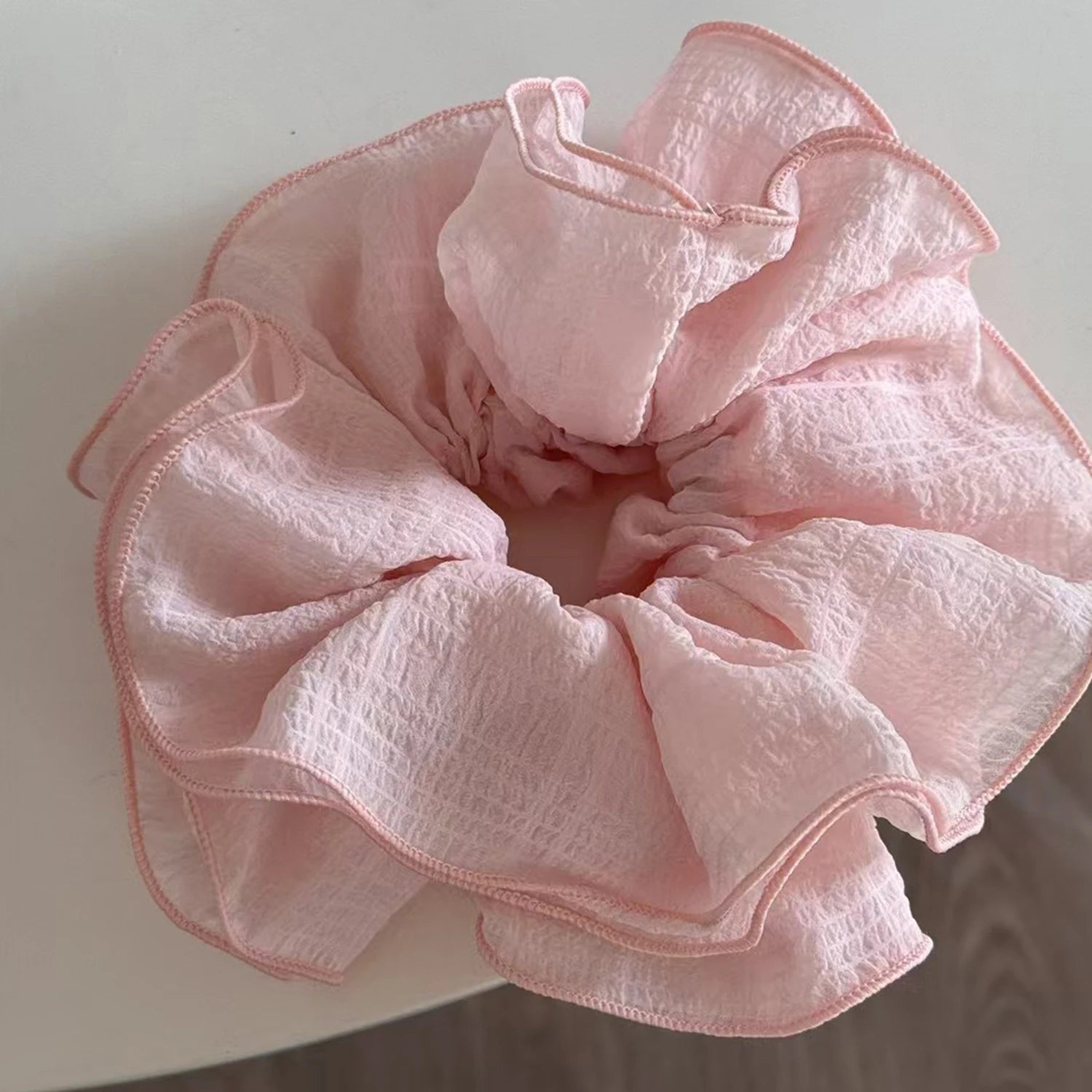 Korean-Style Big Scrunchies for Buns & Updos