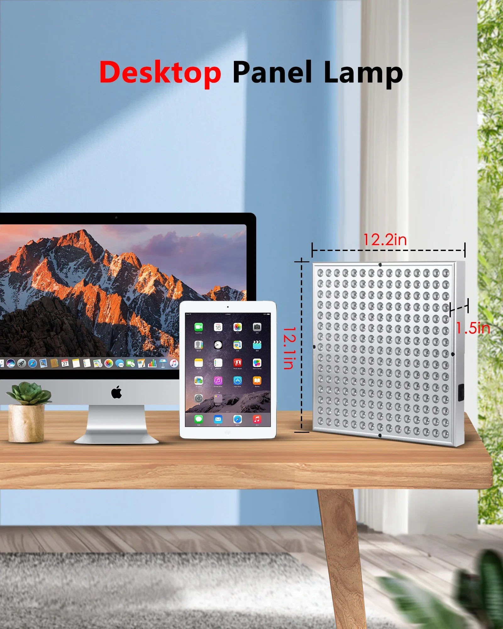 45W Red Light Therapy Panel – 225 LED Anti-Aging & Pain Relief Lamp