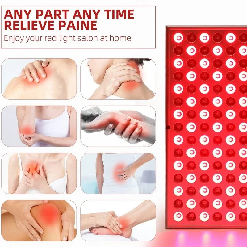 45W Red Light Therapy Panel – 225 LED Anti-Aging & Pain Relief Lamp