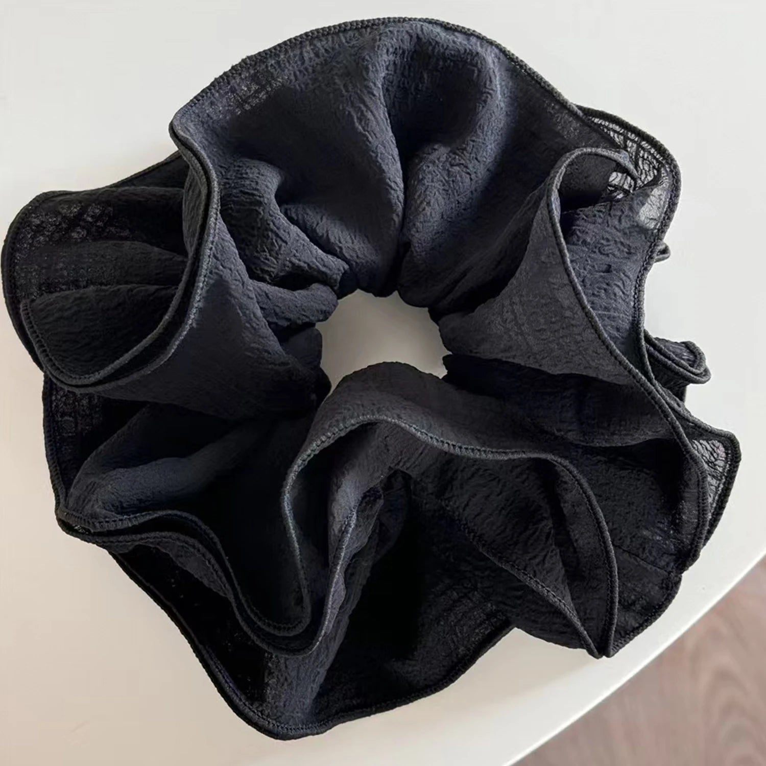 Korean-Style Big Scrunchies for Buns & Updos