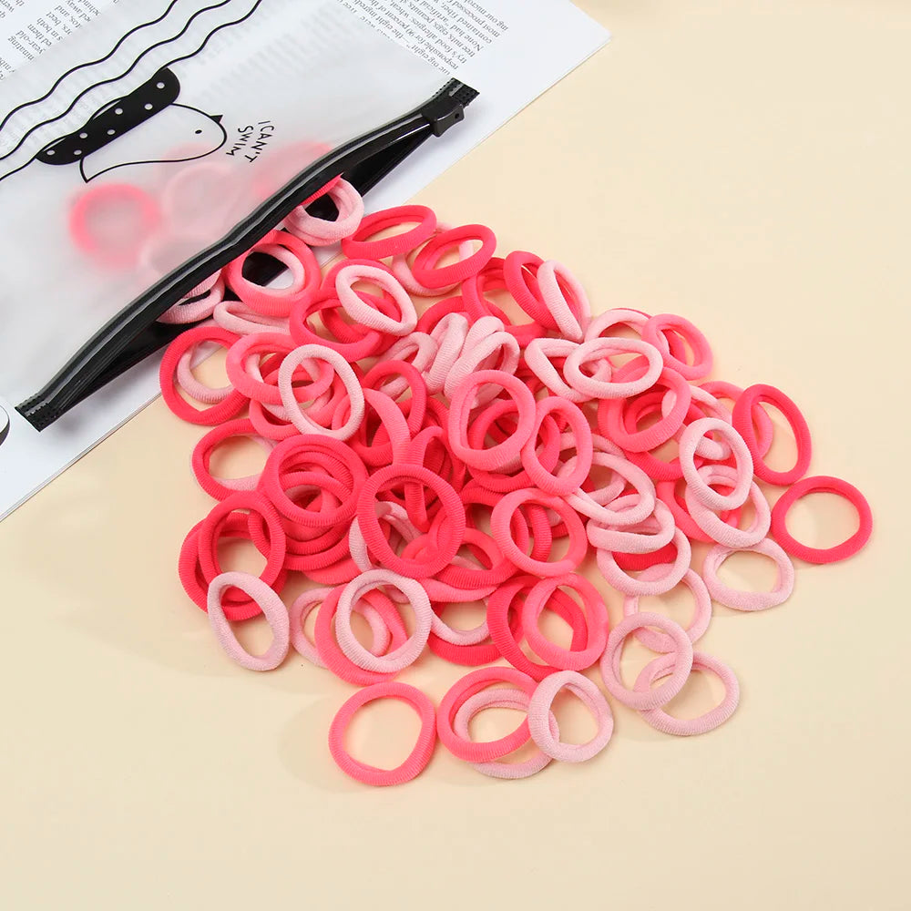 Seamless Elastic Hair Ties (50pcs)