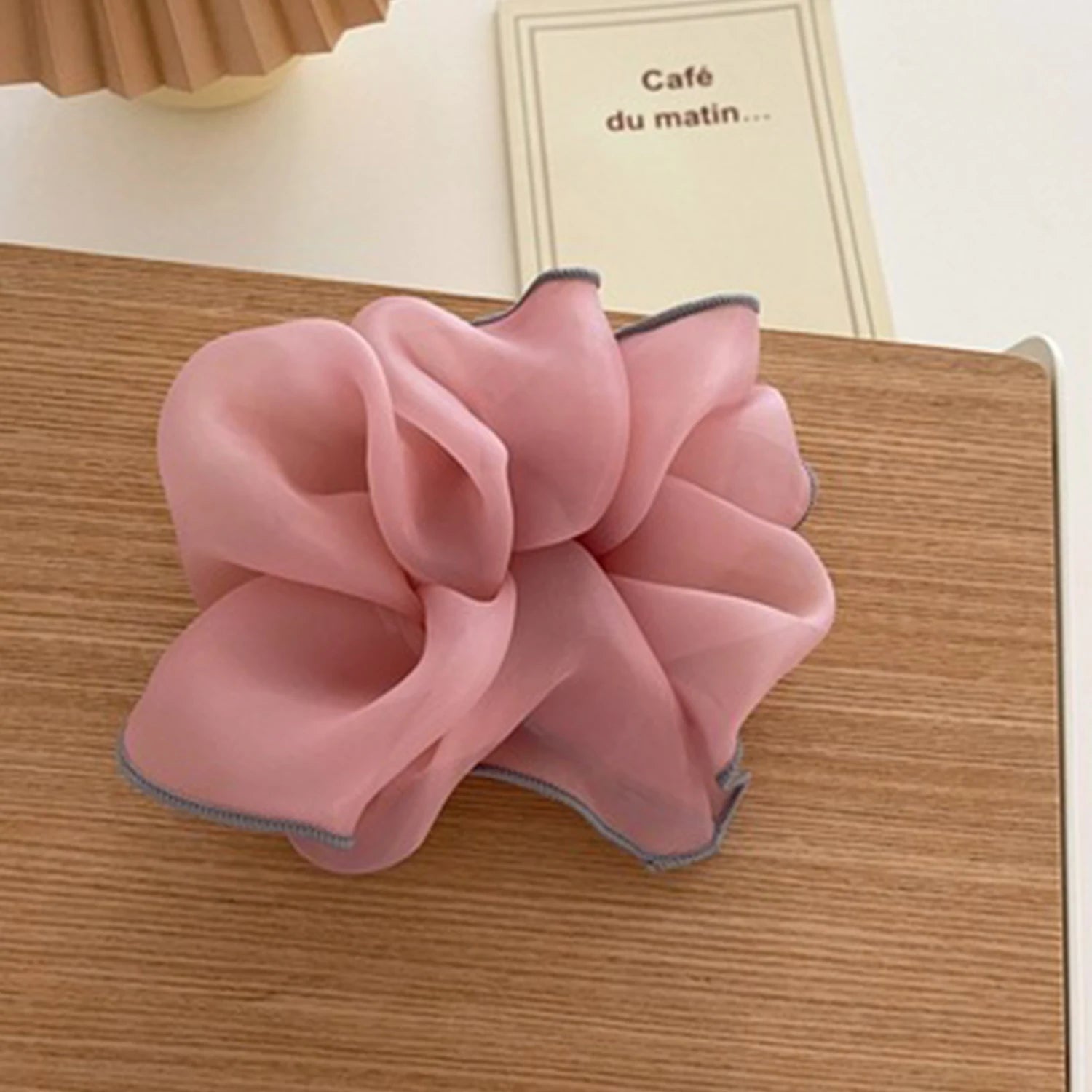 Korean-Style Big Scrunchies for Buns & Updos