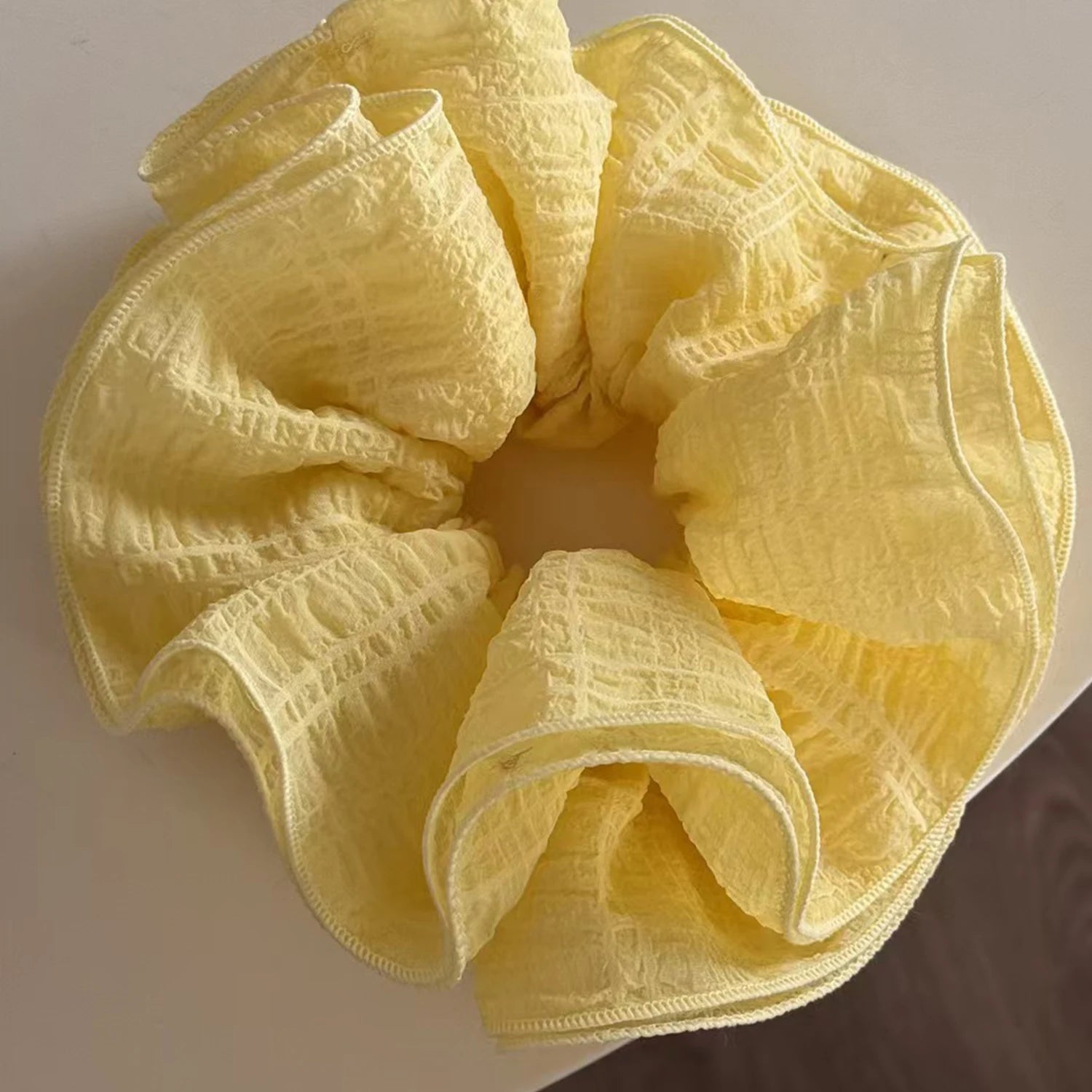 Korean-Style Big Scrunchies for Buns & Updos