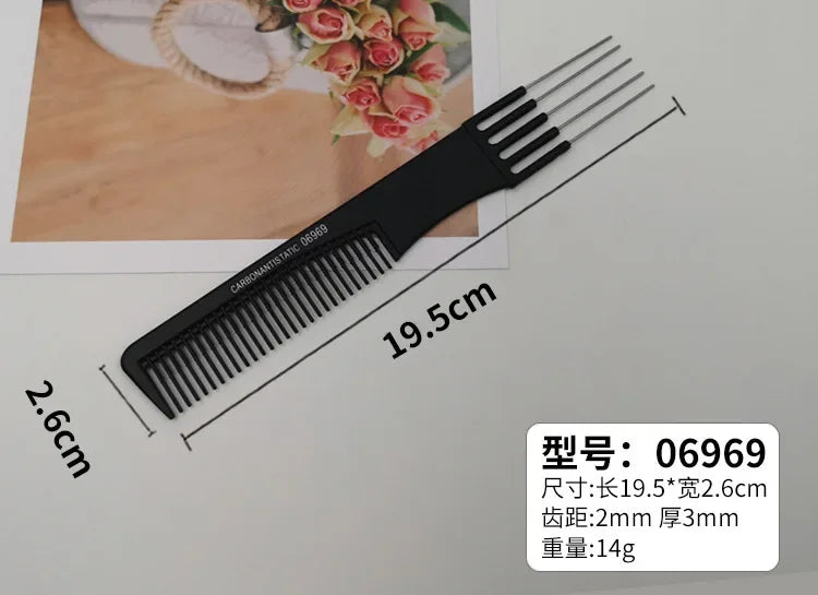 Professional Stainless Steel Hair Tail Comb