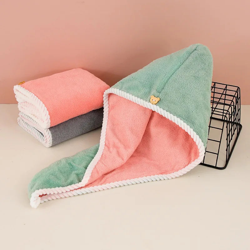 Ultra-Absorbent Microfiber Hair Towel
