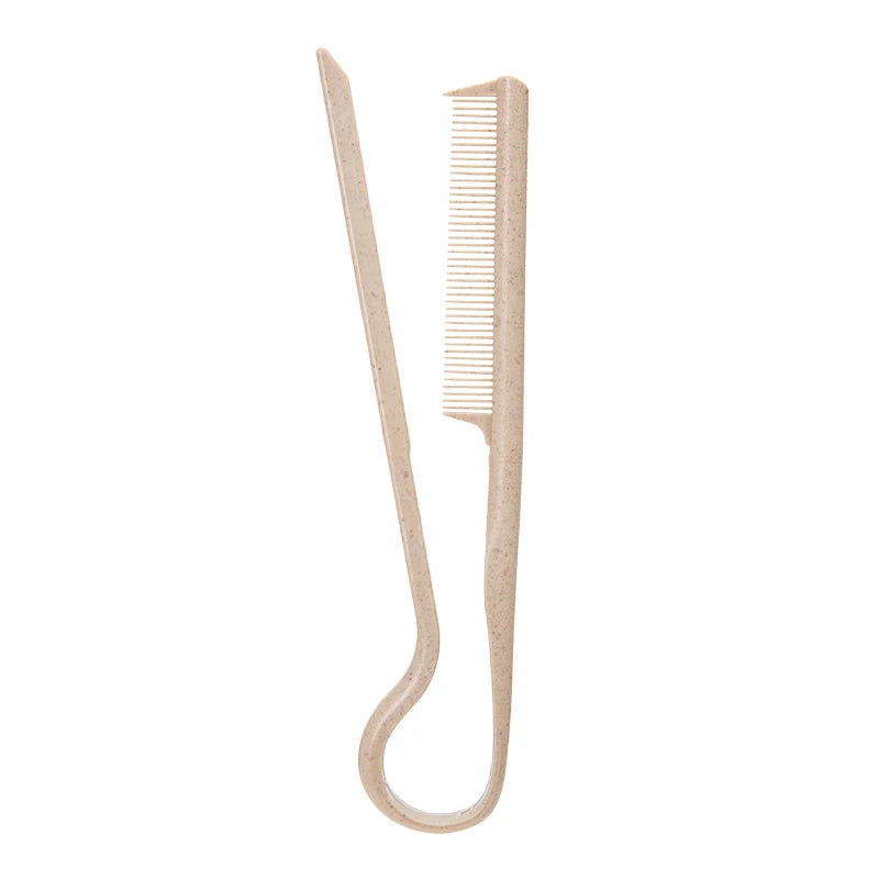 Wheat Straw V-Shaped Flat Hair Comb