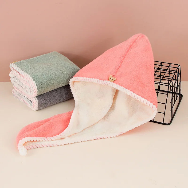 Ultra-Absorbent Microfiber Hair Towel