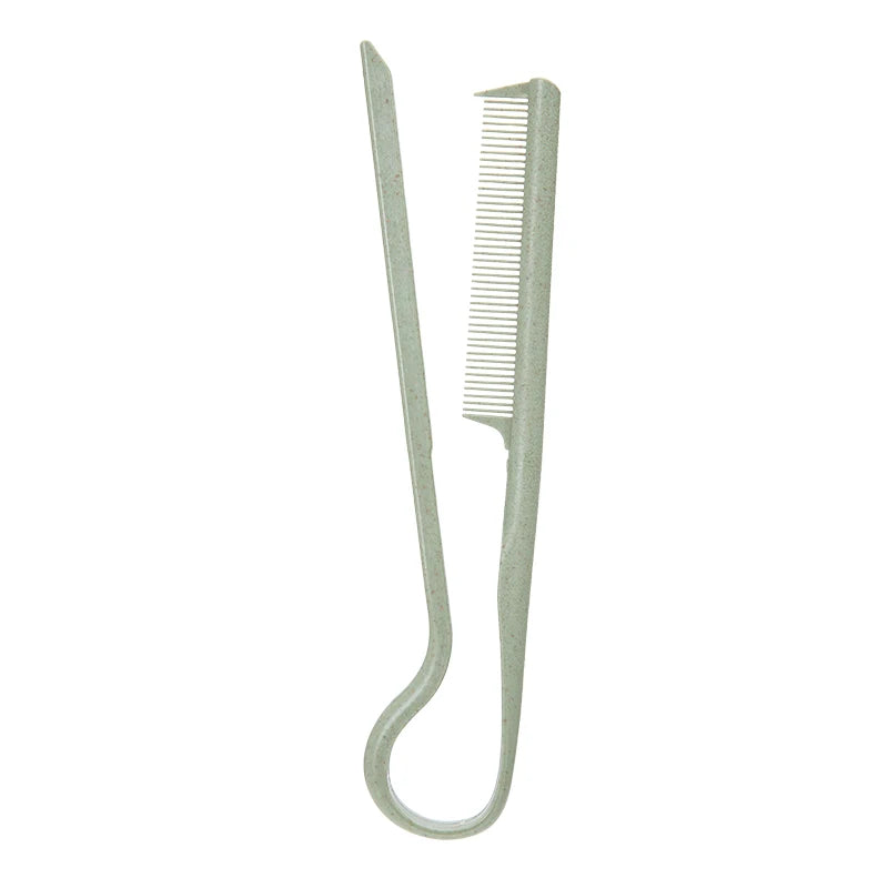 Wheat Straw V-Shaped Flat Hair Comb