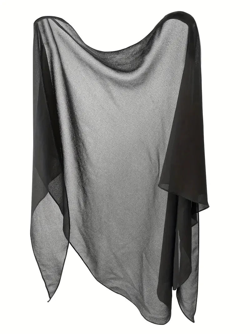 Women's Short Chiffon Sarong – Swimwear Cover-Up Skirt