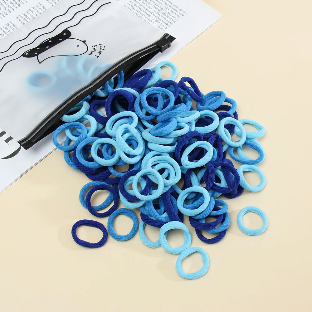 Seamless Elastic Hair Ties (50pcs)