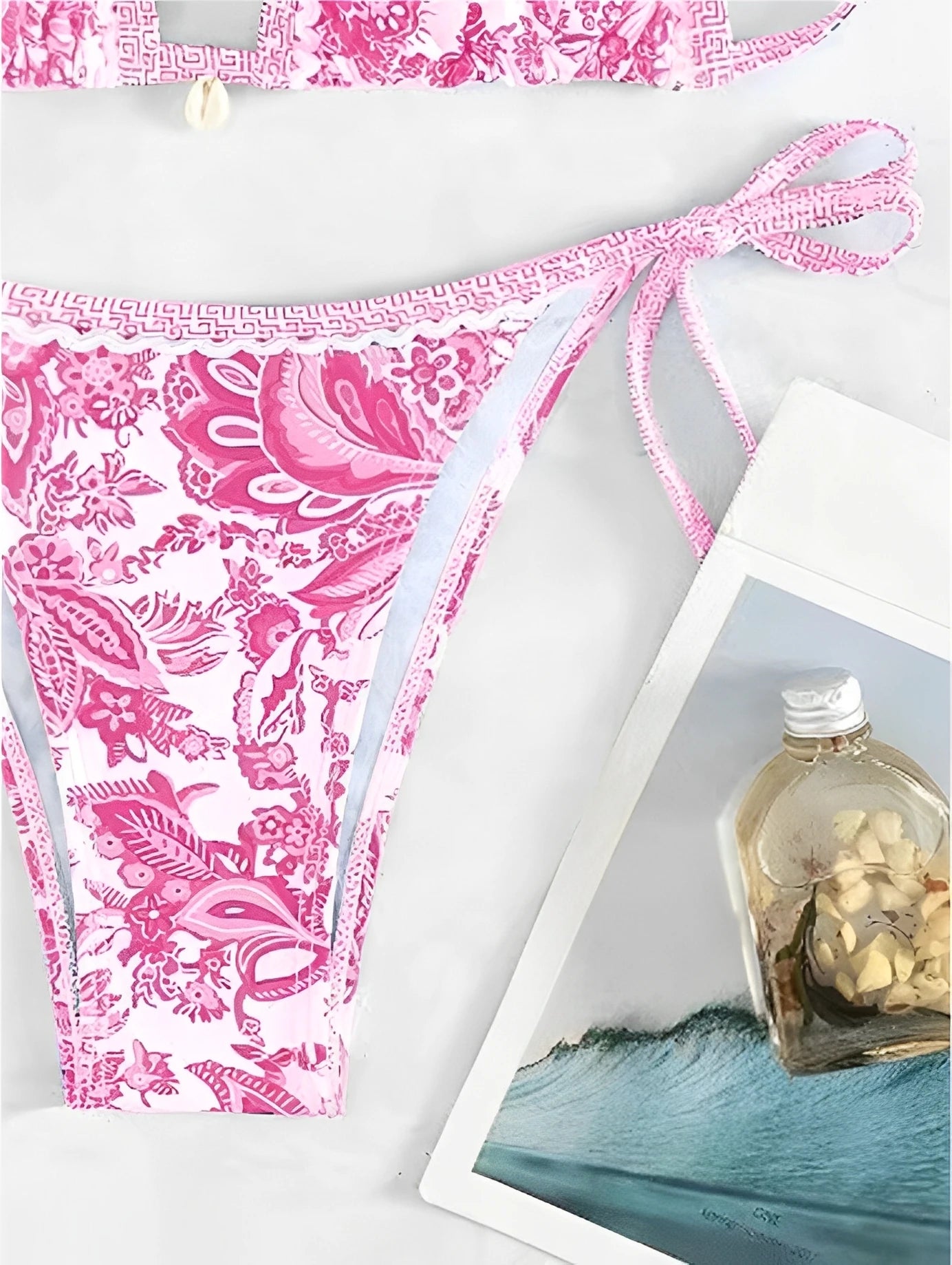 Halter String Triangle Two-Piece Bikini – Women’s Swimwear