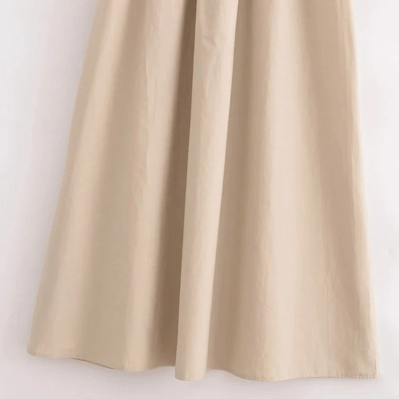 TRAF Y2K Sleeveless Long Dress