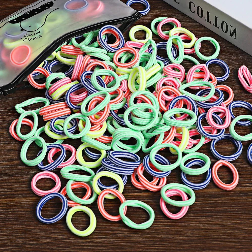 Seamless Elastic Hair Ties (50pcs)