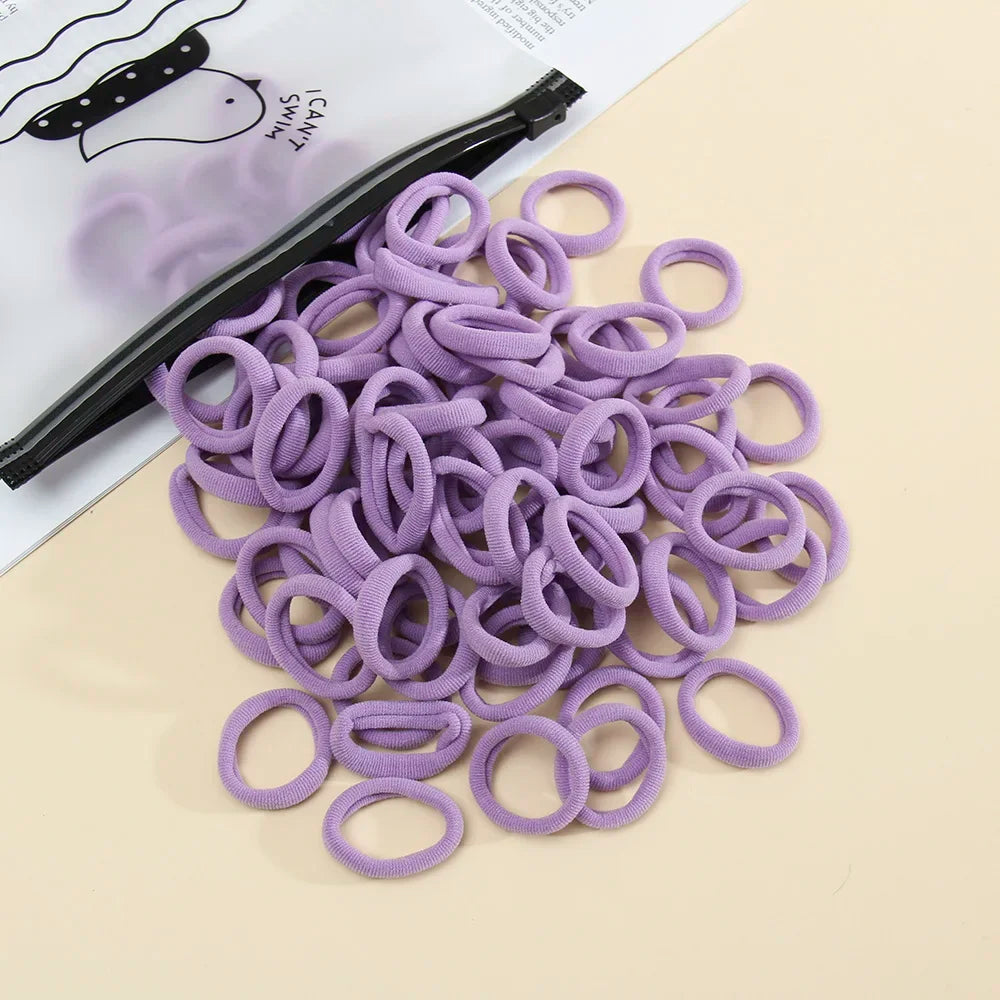 Seamless Elastic Hair Ties (50pcs)