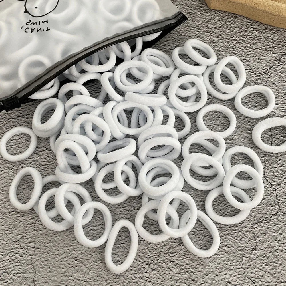 Seamless Elastic Hair Ties (50pcs)