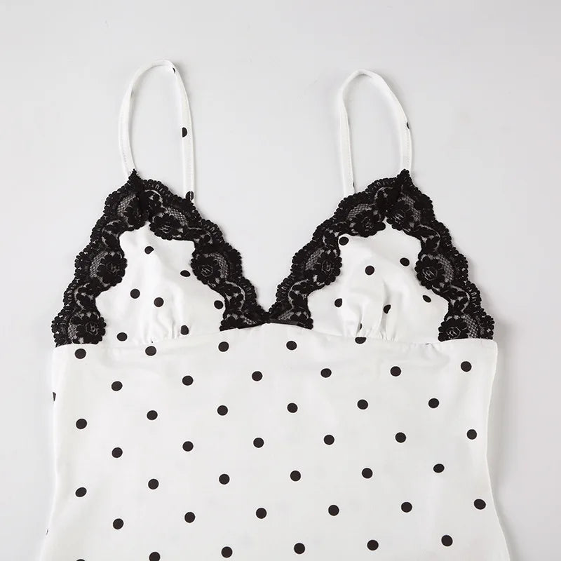 Tossy Lace Backless Maxi Dress