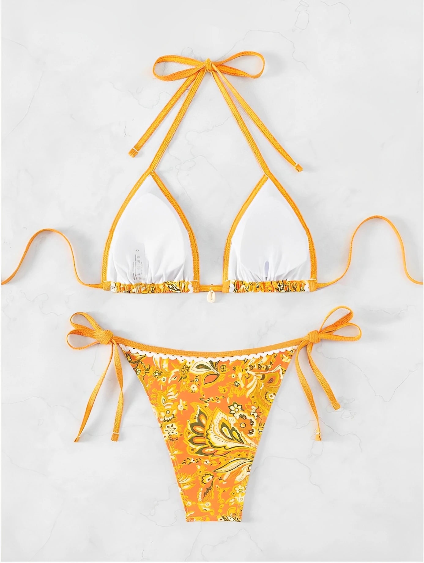 Halter String Triangle Two-Piece Bikini – Women’s Swimwear