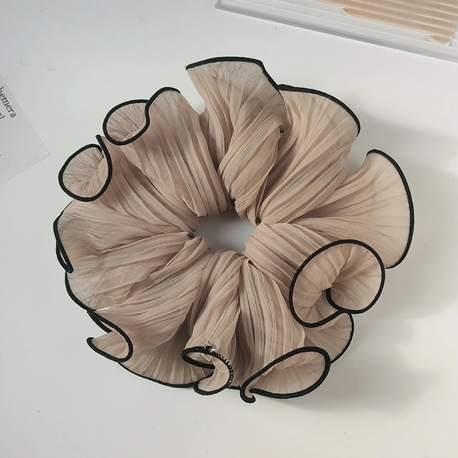 Korean-Style Big Scrunchies for Buns & Updos