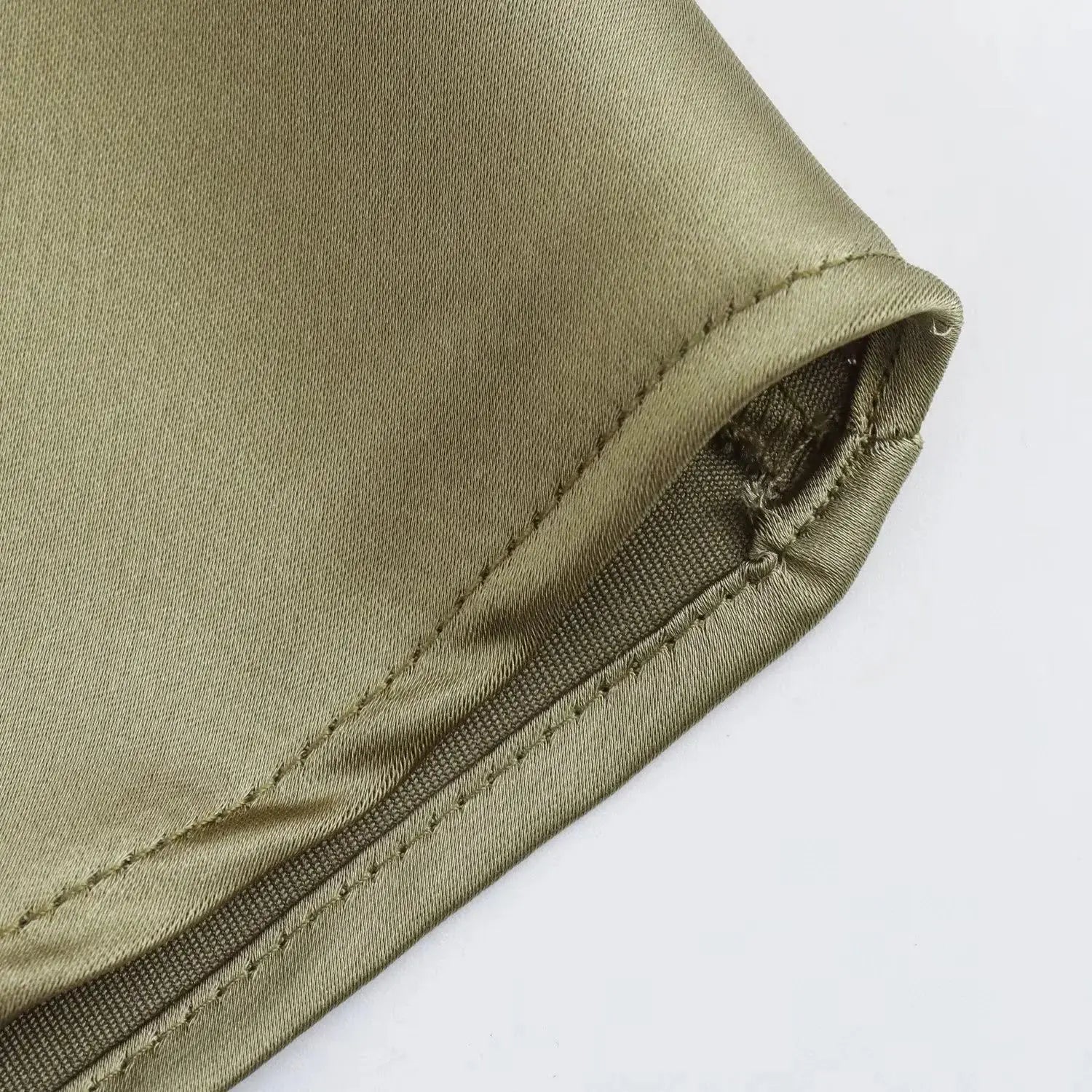 TRAF Satin Slip Midi Dress for Summer