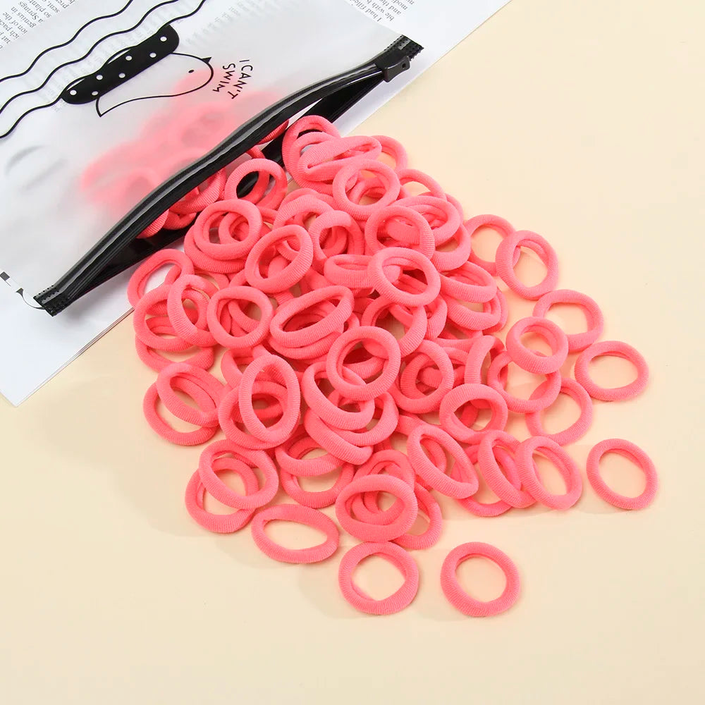 Seamless Elastic Hair Ties (50pcs)