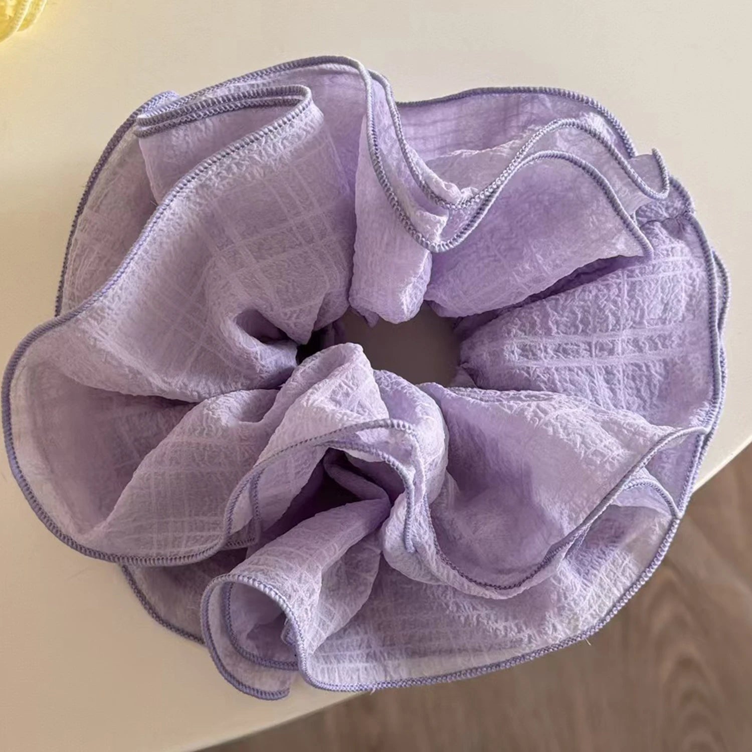 Korean-Style Big Scrunchies for Buns & Updos