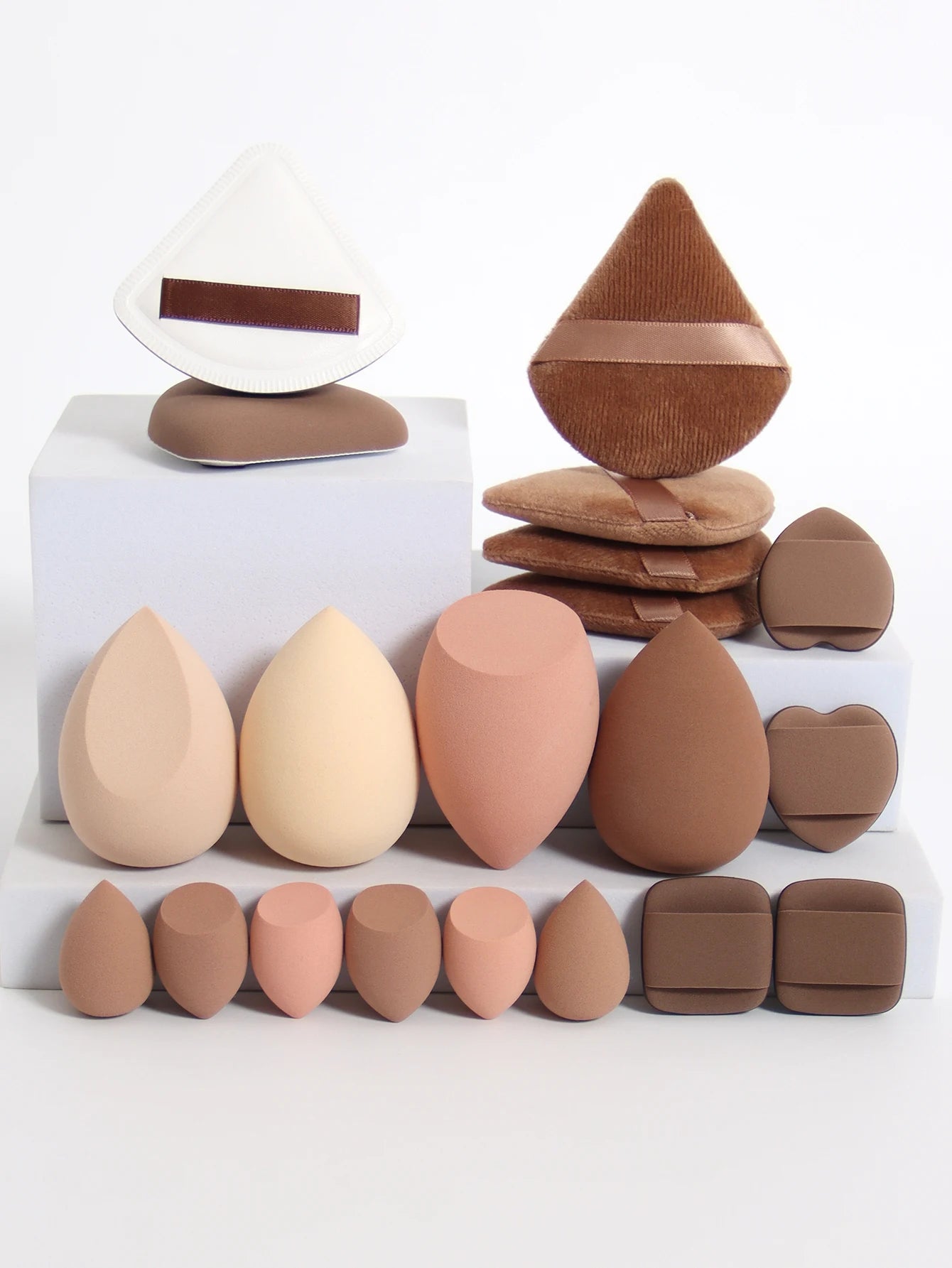 Makeup Sponge & Puff Set (20pcs)