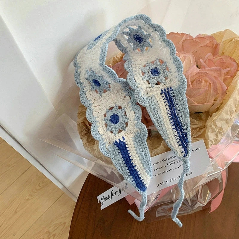 Crochet Mushroom Headband for Women