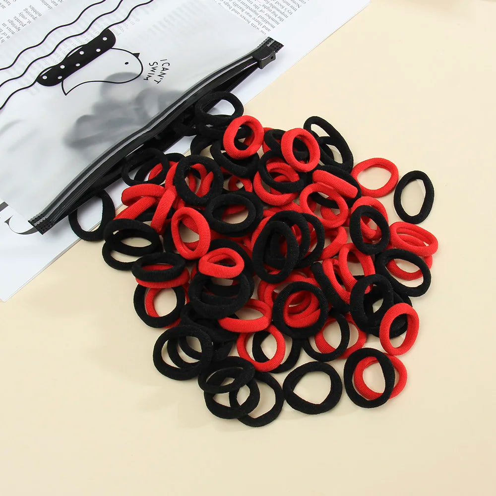 Seamless Elastic Hair Ties (50pcs)